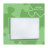 Ravensburger cornice puzzle bianca 500 pezzi - cornice puzzle per puzzle.