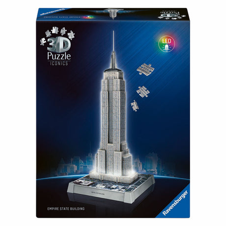 Ravensburger Puzzle 3D iconici Empire State Building - con luce - 241st.