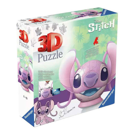 Puzzle 3D Ravensburger Disney Stitch Ball - 72 pezzi di giocattoli.