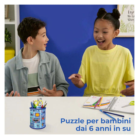 Portapenne Ravensburger puzzle 3D Disney Stitch - 54 pezzi.