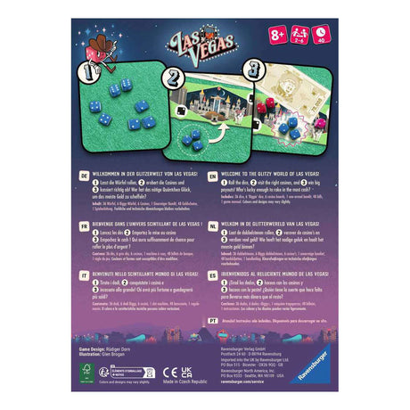 Ravensburger – Las Vegas – gioco di dadi – da 8 anni