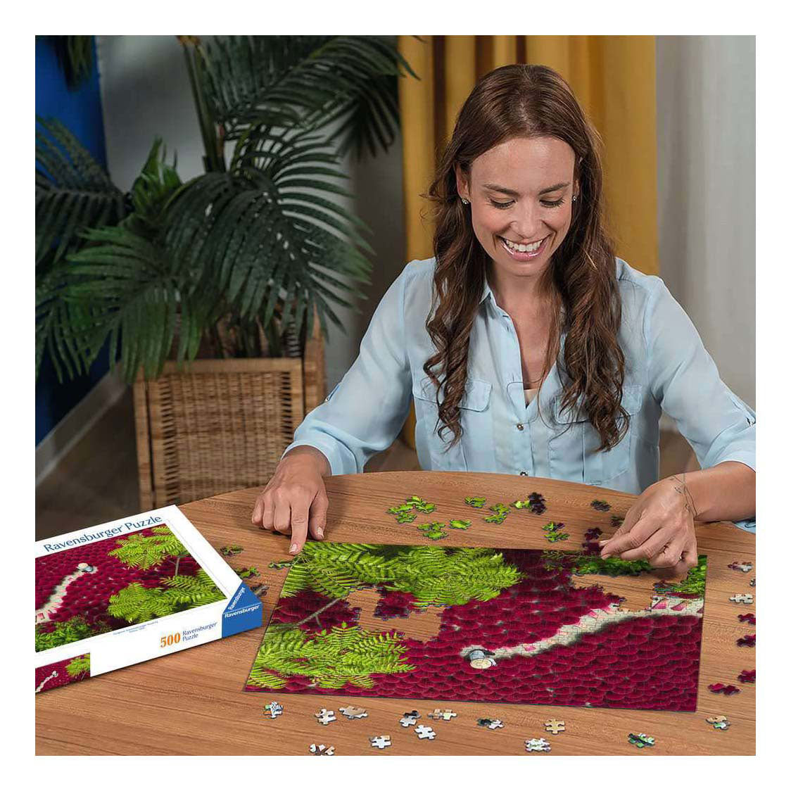 Ravensburger – un mare di rosso – puzzle da 500 pezzi