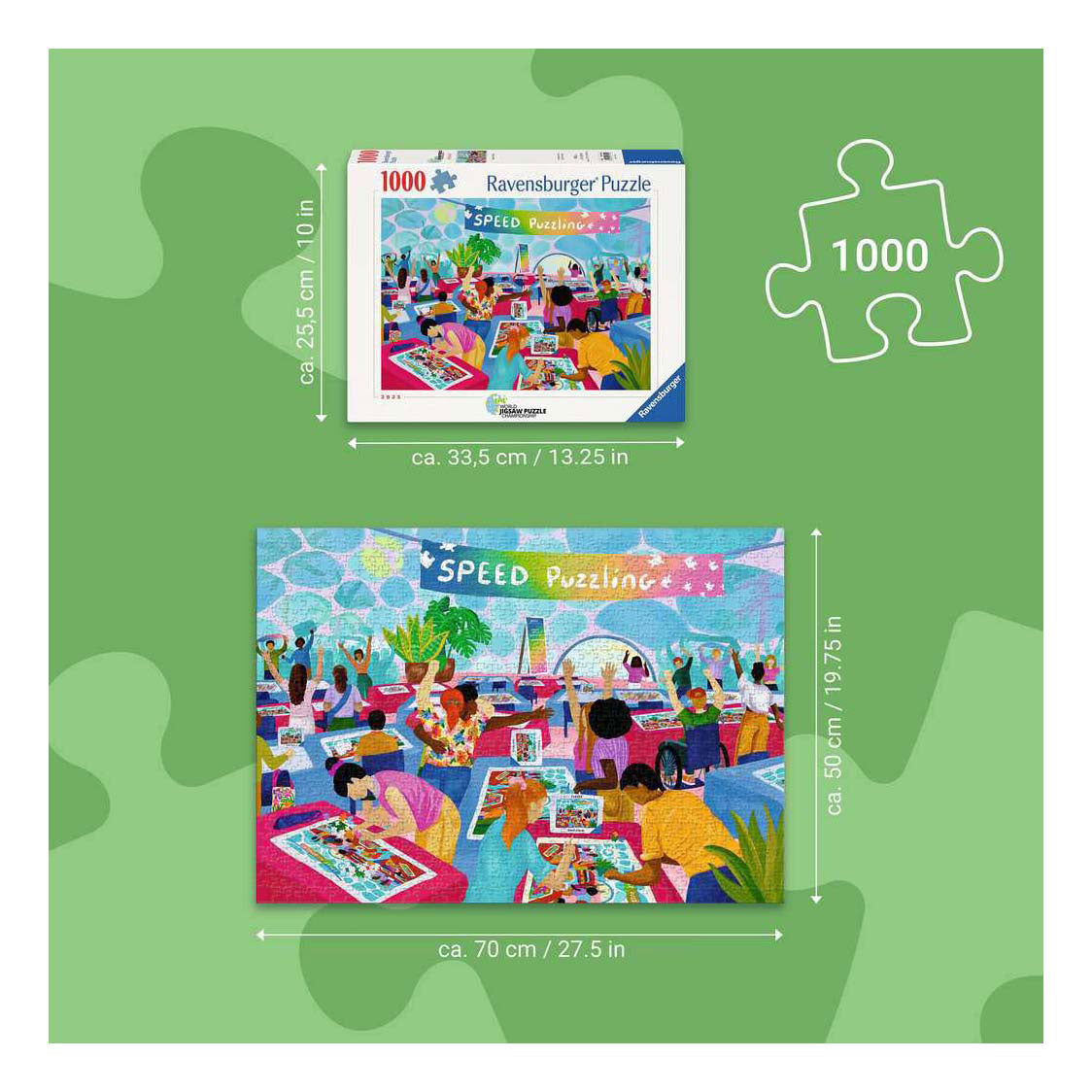 Ravensburger – Speed Puzzle – Puzzle da 1000 pezzi