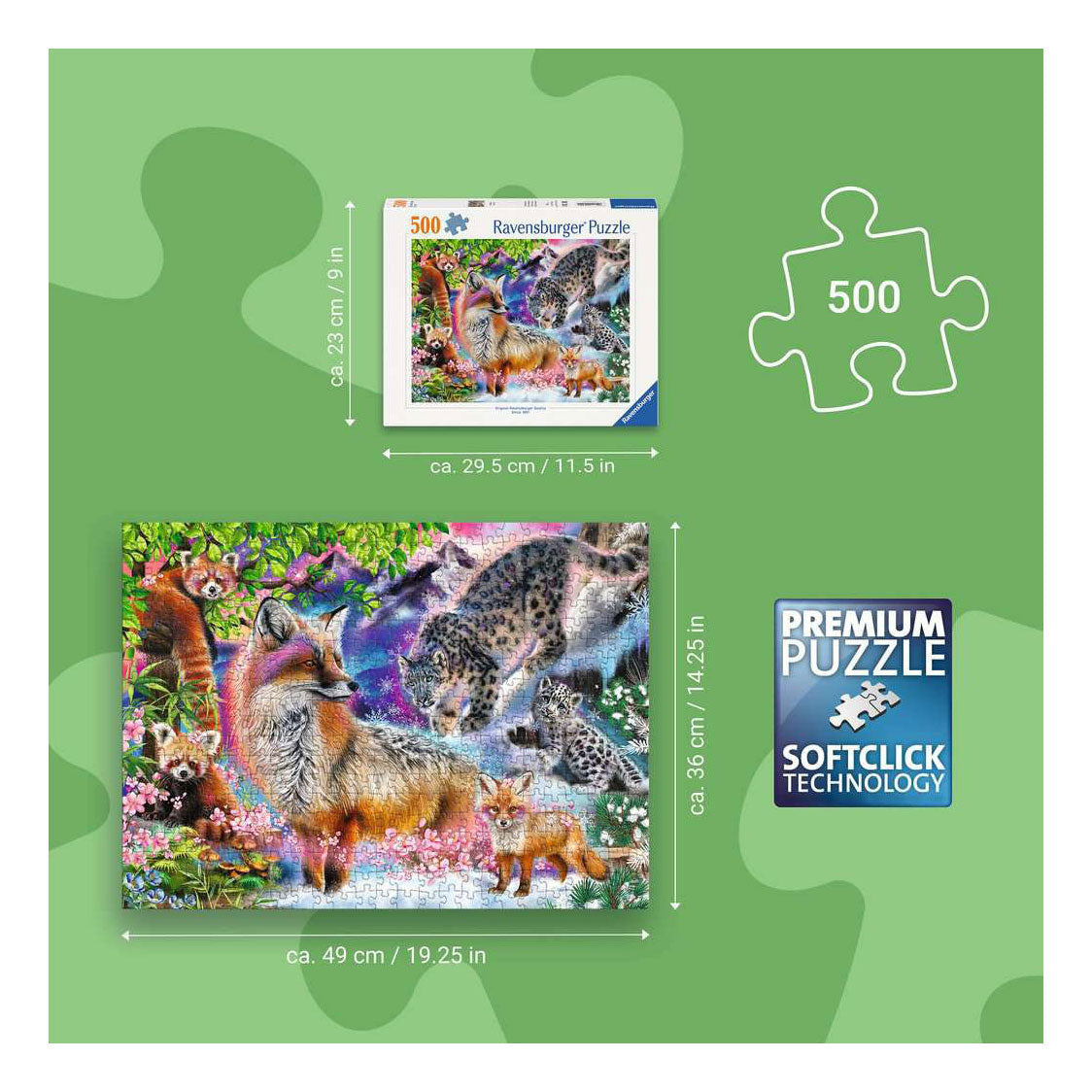 Ravensburger – Armonia himalayana – Puzzle da 500 pezzi