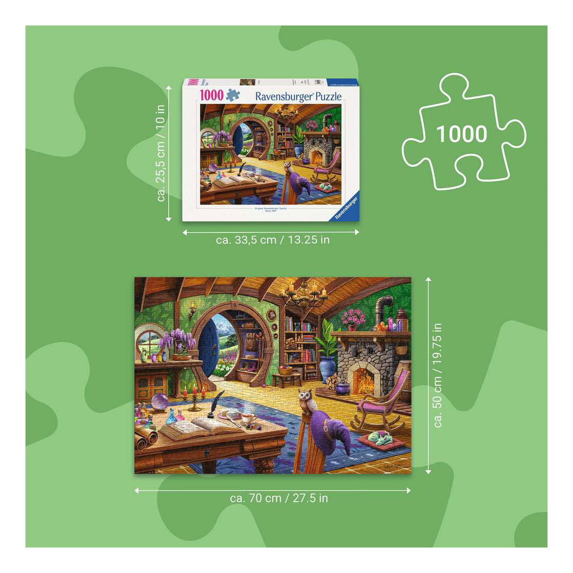 Ravensburger – Casetta incantata – Puzzle – 1000 pezzi