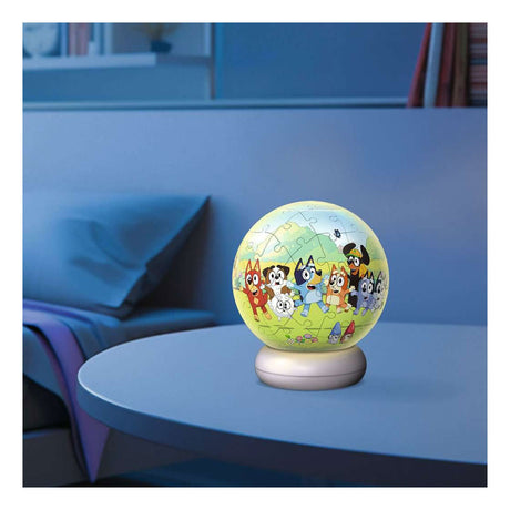Ravensburger – Blu – Luce notturna con sfera puzzle 3D – 73 pezzi