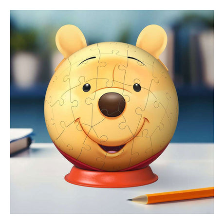 Ravensburger – Disney Winnie the Pooh – Palla puzzle 3D con orecchie – 77 pezzi
