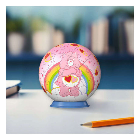 Ravensburger – Care Bears: Love-a-lot Bear – Palla puzzle 3D – 55 pezzi