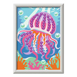 Ravensburger – creart: meduse alla moda – dipingi con i numeri