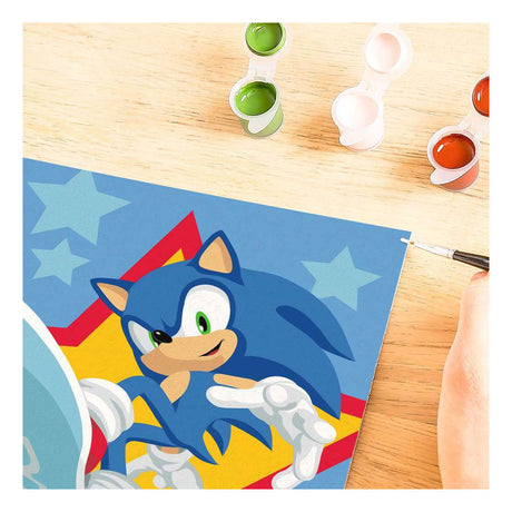 Ravensburger – creart: speedy sonic – dipingi con i numeri