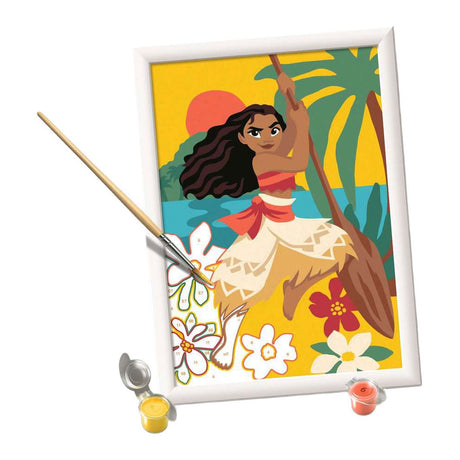 Ravensburger – creart: le avventure di Vaiana – dipingi con i numeri