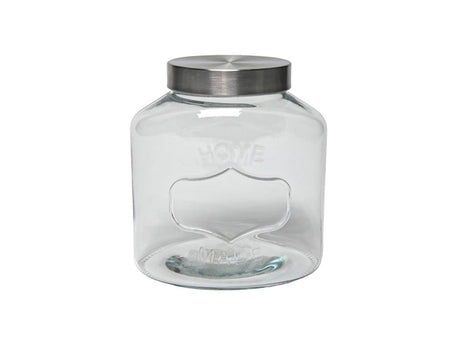 Barattolo per utensili da cucina in vetro fatto in casa 17,5x12,5x20 cm 2,5 l