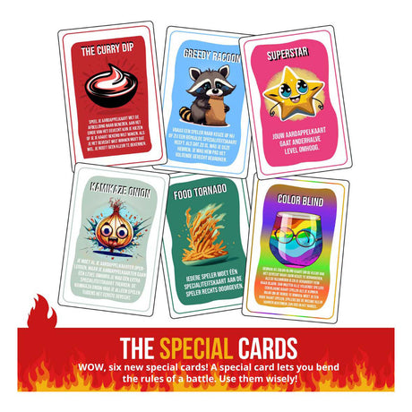 Gioco di carte patate fritte edizione bruciata (inglese)
