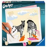 Zebra Ravensburger: dipingi con i numeri per adulti