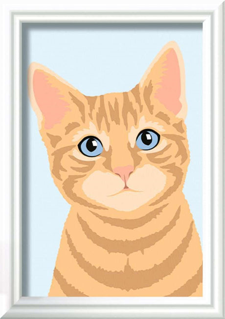 Ravensburger creart dipinge per numero gatto rosso