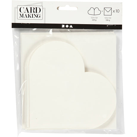 Azienda creativa https: www.cchobby.nl biglietti-a-forma-di-cuore-size-card-12-5x12-5-cm-size-envelope-13-5x13-5-cm-off-white-10-set-1-box