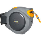 Avvolgitore da muro Hozelock comprensivo di 40 metri di tubo ø 12,5 mm, attacchi per starter set spruzzatore da giardino 2595r0000