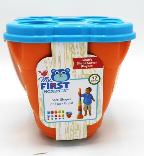 Playgo: tazze impilabili e selezionatore di forme in colori allegri