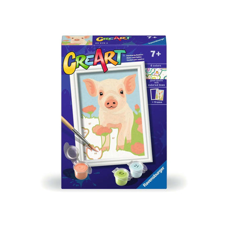 Ravensburger creart dipinge per numero - maiale