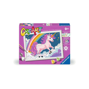 Ravensburger creart dipingi con i numeri - unicorno