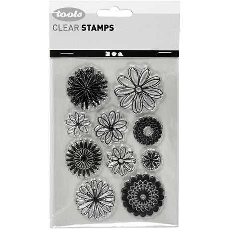 Azienda creativa https: www.cchobby.nl timbri-silicone-fiori-foglio-11x15-5-cm-1-foglio