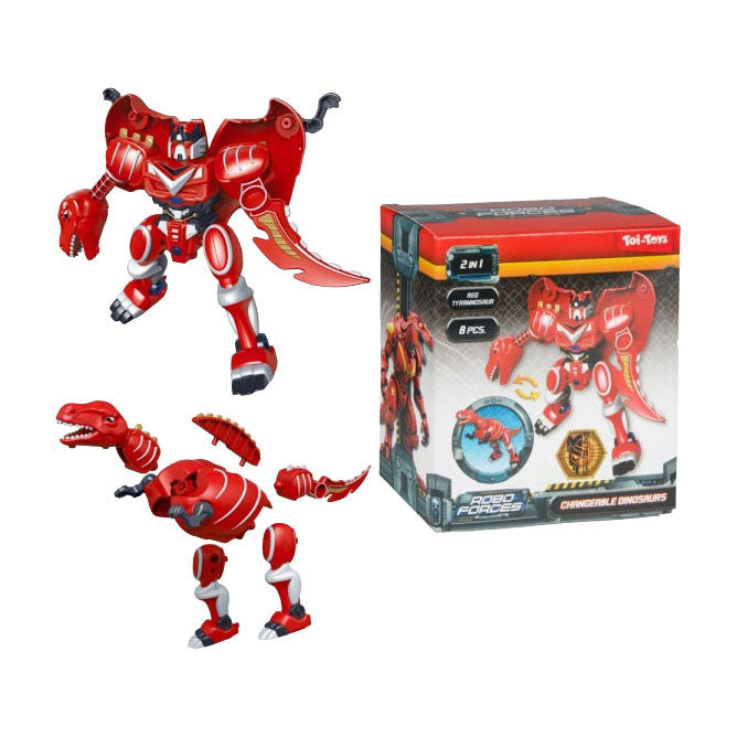 Toi-toys roboforces robot di assemblaggio dino