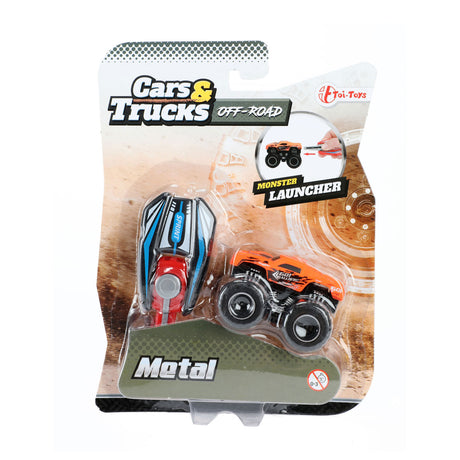 I camion delle auto Vehicool sparano al mini monster truck