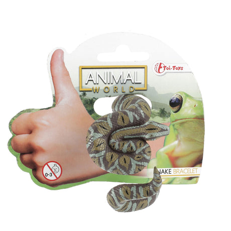Toi-toys toi giocattoli braccialetto serpente realistico