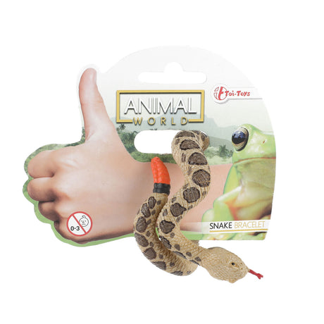 Toi-toys toi giocattoli braccialetto serpente realistico
