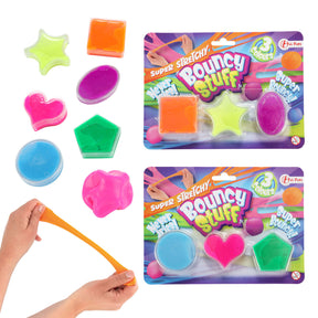 Toi-toys toi giocattoli rimbalzanti in pasta 3 pezzi su cartoncino