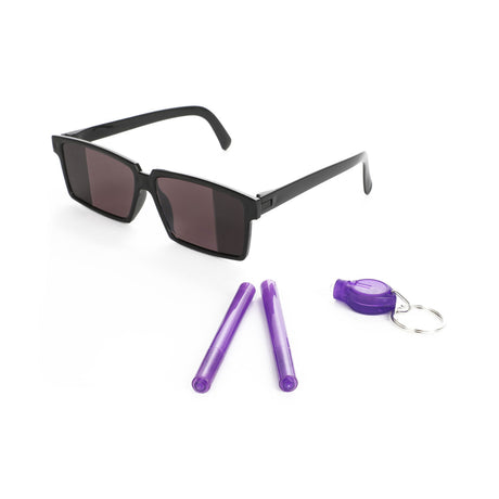 Toi-toys toi giocattoli set spia - occhiali a specchio + penna segreta e lampada