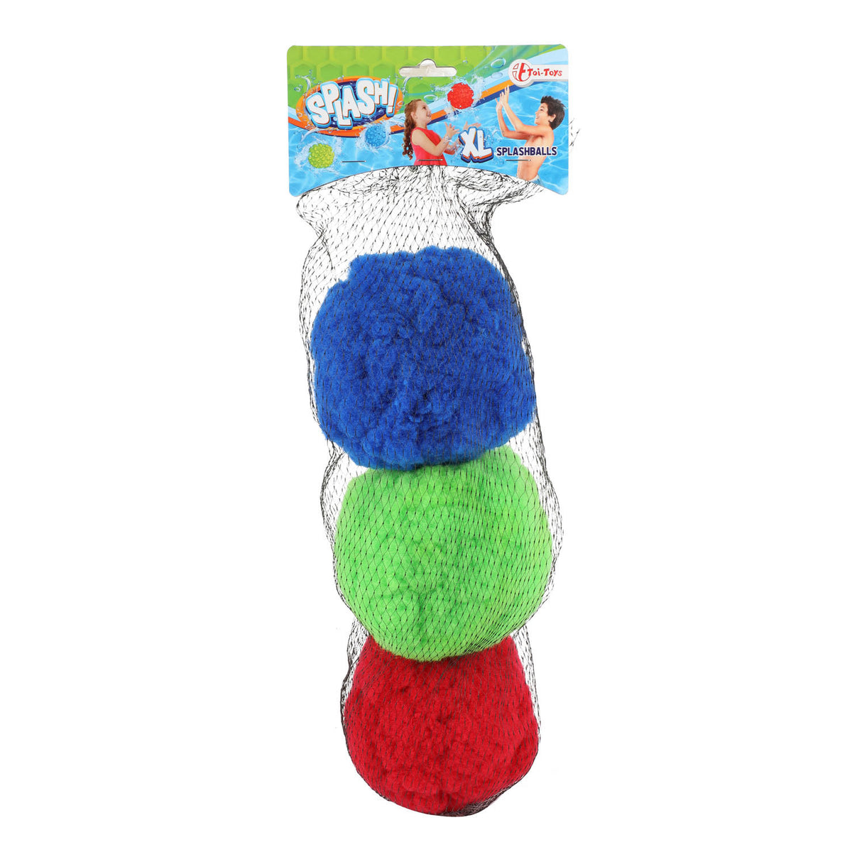 Toi-toys toi giocattoli splash splash palline xl 15 cm 3 pz