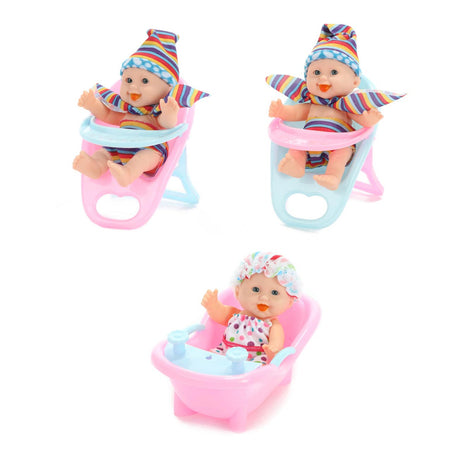 Beau-beau baby beau mini bambola seduta, 12 cm