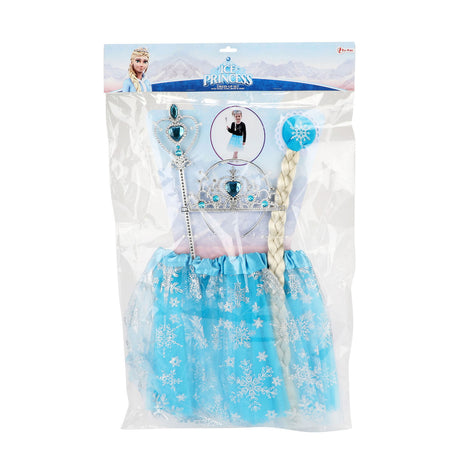 Toi-toys principessa del ghiaccio con tutù, tiara e bastone da principessa