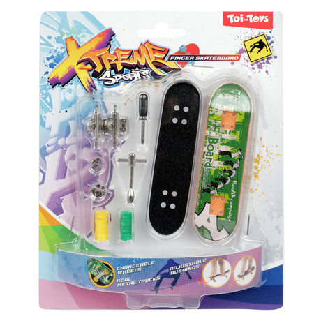Toi-toys skate skateboard da dito con ruote extra