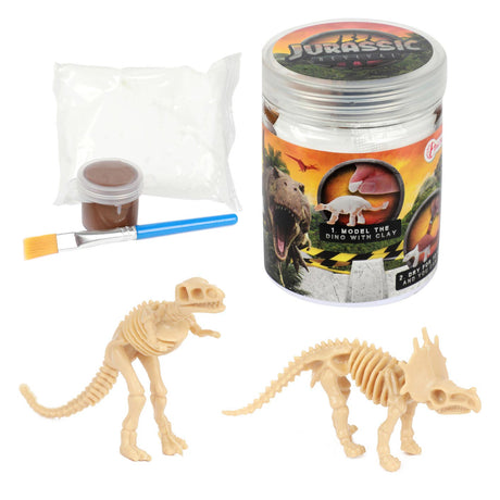 Il mondo dei dinosauri Air Clay modella il tuo set di argilla Dino