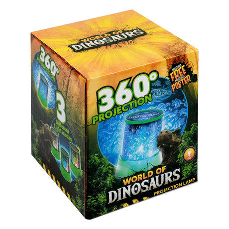 Lampada per proiezione del mondo dei dinosauri Dino