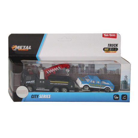 Toi-toys toi giocattoli carro attrezzi pressofuso con auto