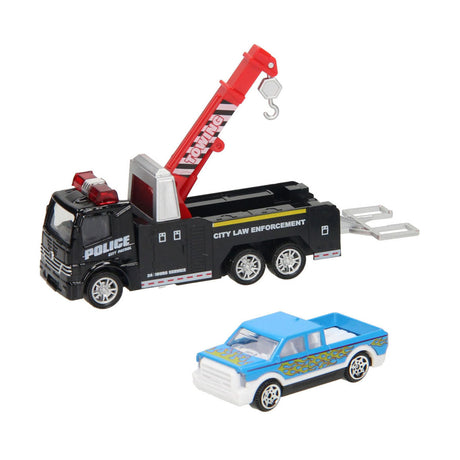 Toi-toys toi giocattoli carro attrezzi pressofuso con auto