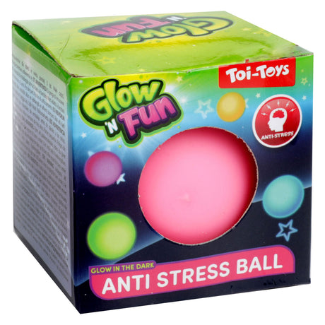 I giocattoli giocattolo si illuminano e si illuminano al buio con una divertente palla antistress