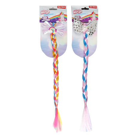 Toi-toys toi giocattoli sogno cavallo unicorno treccia di capelli su elastico