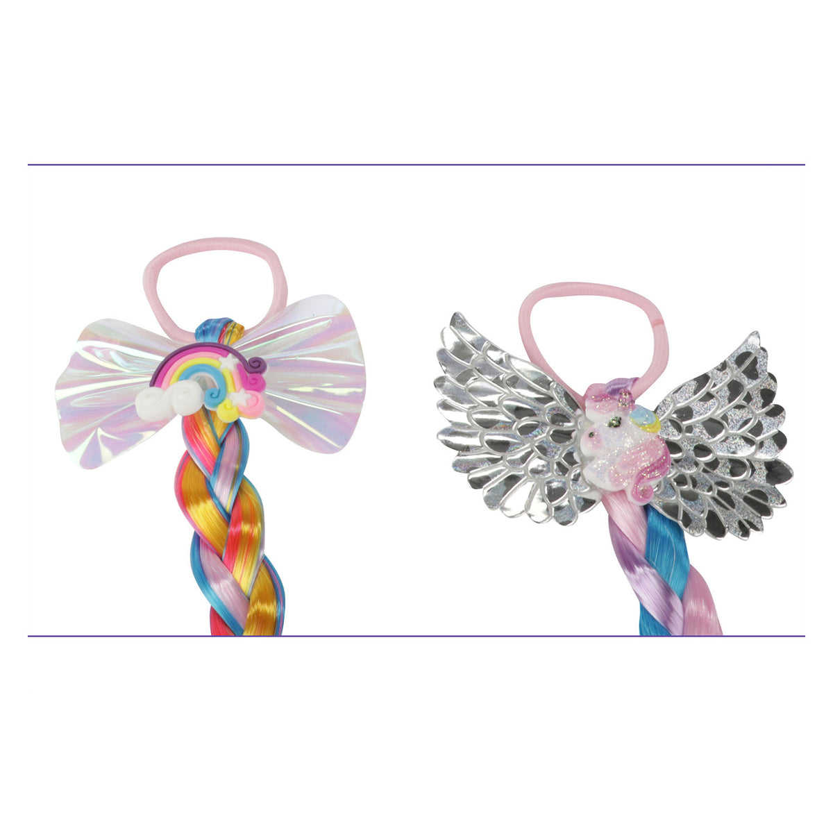 Toi-toys toi giocattoli sogno cavallo unicorno treccia di capelli su elastico