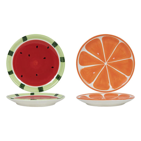 Piatto frutta melone o arancia 18 cm