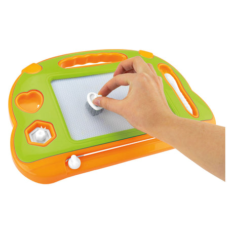 Tavolo da disegno magnetico per la creatività di toi-toys con penna e forme