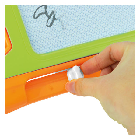 Tavolo da disegno magnetico per la creatività di toi-toys con penna e forme