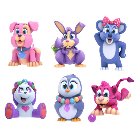 I toi-toys custodiscono l'animale domestico in una borsa a sorpresa
