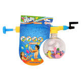 Pompa palloncini a spruzzature con 50 palloncini