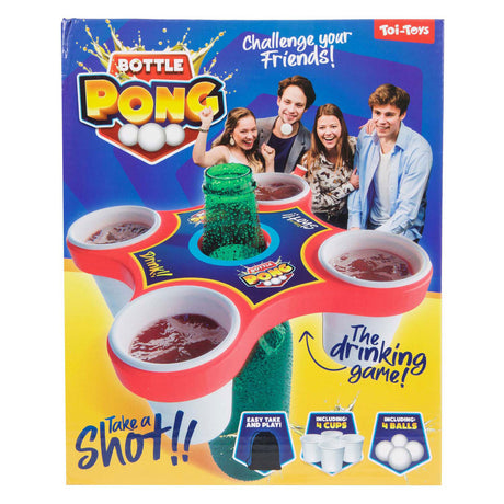 Toi-toys gioco da tavolo Pong Hero con 4 palline e 4 bicchieri