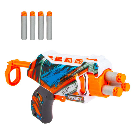 Toi-toys pistola in schiuma strikex nano blaster con 4 frecce in schiuma