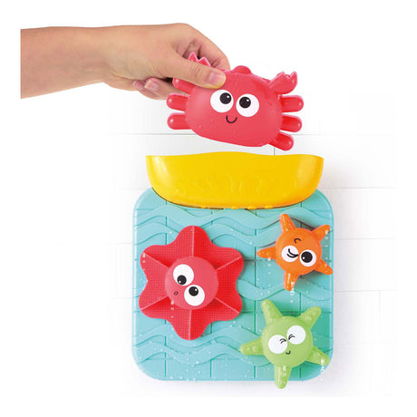 Toi-toys stelline giocattoli da bagno granchio mulino ad acqua